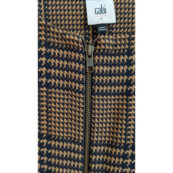 Cabi # 3902 Flounce Plaid Longline Full-Zip Jacket Fall 2020 Size Small - Picture 8 of 15